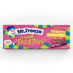 Mr Freeze Sour Ice Pops - Assorted Flavour Ice Lollies - Vegan Friendly Freeze Pops, 20 x 45 ml (8-Pack)