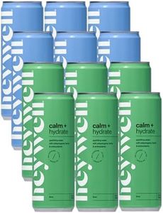 heywell Calm Adaptogenic Sparkling Water Variety, Lime & Blackberry Ginger, 12Pk