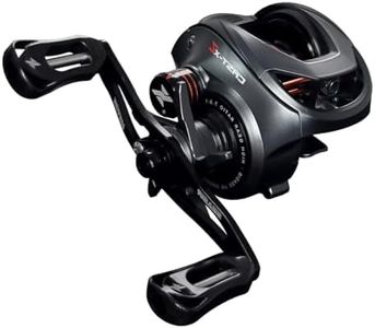 CAST-X2 Baitcast Fishing Reels, Baitcaster Reels 7.3:1 Gear Ratio, 6.6oz Lightweight, 19.8LB Drag, Adjustable Magnetic Braking System, 6+1 Hybrid Ball Bearing, Carbon Fiber Handle, Compact Design