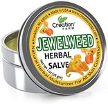 Creation Farm Jewelweed Salve Big 4 oz Tin - Tea Tree Ointment for Skin Care of Poison Ivy, Tattoo Aftercare, Great for Itch!