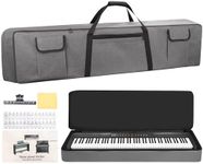 home keyboard digital piano gig bag (88 Key Bag（Grey), Medium)