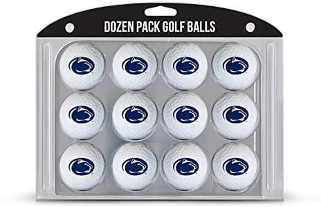 Team Golf NCAA Penn State Nittany Lions Golf Balls, 12 Pack Dozen Regulation Size Golf Balls, 12 Pack, Full Color Durable Team Imprint