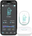 Sense-U Smart Baby Monitor 3: Tracks Child's Abdominal Movement, Rollover, Feeling Temperature and Nursery Room Temperature, Humidity Level, with Real-time Notifications from Anywhere, Green