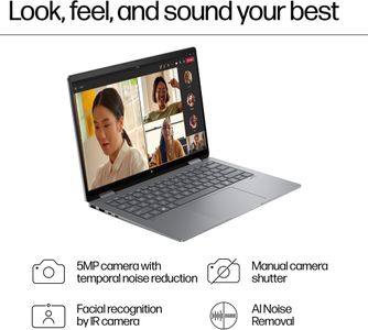 HP Envy x360 14” 2-in-1 Laptop – Intel Core Ultra 7, 16GB RAM, 512GB SSD, Touchscreen, Silver