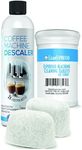 CleanEspresso Breville Compatible Espresso Cleaning Kit - 40 Cleaning Tablets + 2 Espresso Machine Water Filters + 2-Use Descaler - Espresso Machine Maintenance Kit for Breville