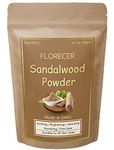 Florecer Sandalwood Powder For Face Pack| Pure And Natural | Organic | Glowing Skin | Face Mask | Chandan Powder - (Acne And Tan Removal Face Pack) 100 Grams