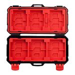 HIFFIN KH 15 Water-Resistant XQD/CF/TF/MSD/SD/Micro SIM/Nano Memory Card Case Box Keeper Carrying Holder Storage Organizer 36 Slots for Sandisk Transcend Lexar Kingston