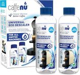 Universal Coffee Machine Descaler. 400ml Nespresso Compatible Descaler Kit. Dolce Gusto, Melitta, Gaggia Compatible. Removes Limescale and Provides Hotter Coffee. 4 Doses