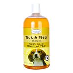 Petswill Dog Shampoo for Ticks and Fleas - 1 Litre ; Shih Tzu, German Shepherd, Labrador, Golden Retriever, Beagle