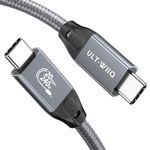 USB C to USB C Cable, 20Gbps Type C 3.2 Gen2x2 Cord with 20Gbps Rate, PD 240W 5A, 4K@60Hz Video and E-Marker for Thunderbolt 3/4, MacBook, Dell XPS, iPad Pro, Samsung S20/S21, SSD, Hub, Monitor (1.5M)