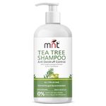 MNT Tea Tree Anti-Dandruff Shampoo 300 ml | Removes Dandruff and Soothe Itchy Scalp | 50% Less Dandruff In Just 2 Weeks | Paraben & Sulfate Free Shampoo | For Men & Women