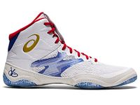 ASICS Men's JB Elite IV Wrestling Shoes, 10.5M, White/Rich Gold