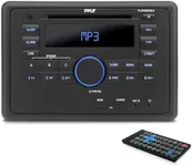 Pyle Bluetooth Digital Mobile Receiver System - 200 Watts Peak Power, Universal Single DIN Head Unit, LCD Display, Multiple Connectivity Options (Disc/AUX/RCA/HDMI), and USB Flash Drive Reader