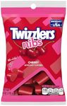 TWIZZLERS NIBS Cherry Licorice Candy (Pack of 12)