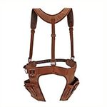 Tourbon Carpenter Tool Belt with Suspenders Padded Mesh Rig Electrician's Combo Hammer Holder