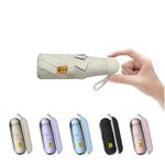 BAODINI Travel Small Mini Sun Umbrella with Case Lightweight with Aluminum Frame Compact Size UV Protection Purse Umbrella for Kids & Women