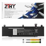 ZTHY TDW5P Laptop Battery Replacement for Dell Alien Ware 13 R3 ALW13C-D1738 D2718 D2728 D2738 D2838 D2508 D2503S D2506S D2715S Series Notebook V9XD7 0V9XD7 4RRR3 04RRR3 JFWX7 0JFWX7