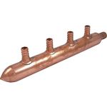 SharkBite 4 Port Closed Crimp Copper Multi-Port Tee, Plumbing Fittings, PEX Pipe, PE-RT, 22785