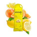 Krono Nutrition Energy Gel - Made with Natural Ingredients - Vegan - Gluten Free - 50 mg caffeine - 24 count (Citrus Fruits)