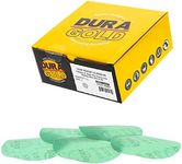 Dura-Gold Premium 5" Green Film Sanding Discs - 2000 Grit (Box of 50) - Hook & Loop Backing Sandpaper Discs for DA Sanders, Finishing Cut Abrasive, Sand Automotive Paint Car Detailing Woodworking Wood