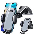 VANMASS Best 2024 【True Military-Grade & Strongest Suction】 Cell Phone Holder Car 【Ultimate Large】 Phone Mount Cradle Dashboard Windshield Vent for iPhone 15 Pro Max 14 13 12 Samsung Android Truck