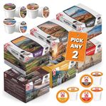 Bonini Coffee Pods, Keurig Compatible Coffee Pods, K-Cup. Pick Any 2 Packs from 6 flavours Inc. Roma, Napoli, Sumatra, Colombia, Tuscan, Italian Roast. Each Pack 24 pods (Total 48 pods)