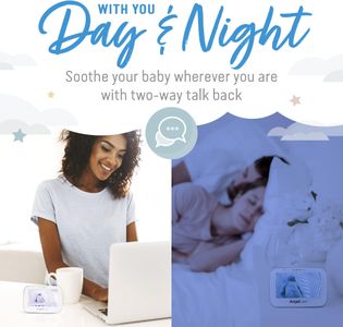Angelcare 3-in-1 Baby Movement Monitor with Video – SensaSure, White