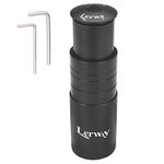 LERWAY Bike Stem Riser Extender MTB Handlebar Stem Adapter for 1-1/8" 28.6mm Fork Aluminum Black