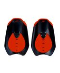 Speedo Unisex Fastskin Hand Paddles | Swim Training, Black/Siren Red, One Size