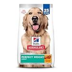 Hill's Science Diet Adult Perfect Weight Chicken Recipe Dry Dog Food, 25 lb. Bag