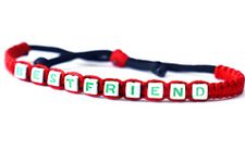 Customized Letters Best Friend Name Red and Black Thread Bracelet For Women Girls Boys Mens (1)