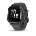 Garmin Venu Sq 2, AMOLED GPS Smartwatch with All-day Health Monitoring and Fitness Features, Sports Apps and More, Square Design Smartwatch with up to 11 days battery life, Shadow Grey