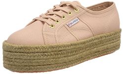 Superga Women's Espadrille Shoes Trainers, Pink (Pink Skin W6y), 8 us