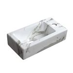 Marble Wall Hung Basin Sink Small Bathroom Sink Rectangle Ceramic Wash Basin (Right Hand)