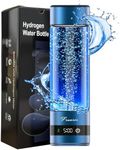Hydrogen Water Bottle Generator – Portable Hydrogen Water Machine, Up to 6000 PPB | SPE/PEM Certified H₂ Tech | Hydrogen-Rich Water for Energy & Hydration | Healthy Gift for Family & Friends (Blue)