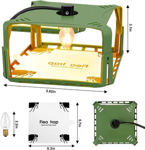 GAESHOW Flea Trap Lamp 2-Pack – Indoor Insect Catcher