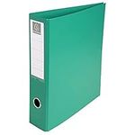 Exacompta - ref. 51743E - 1 rigid PVC binder - 4 D-rings of 50 mm on the 3rd cover - Spine 70 mm - External dimensions: 32 x 29 cm - Format to file A4 Maxi - Colour: green