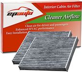 2 Pack-EPAuto CP285 (CF10285) Replacement for Toyota/Lexus/Scion Replacement Premium Cabin Air Filter includes Activated carbon