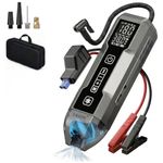 Cason 5 in 1 Portable Car Vaccum Cleaner with Tyre Inflator and Jump Starter for Car Battery, &LED Light| 8000 mAH Battery Rechargeable Jump Starter Kit with Type C Charging