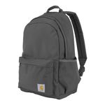 Carhartt Unisex 21L Laptop Backpack Durable Water-Resistant Pack with Laptop Sleeve, Classic Backpack (Gravel), PFAS Free