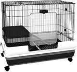 PawHut 2-Level Small Animal Cage Ra