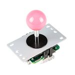 EG Starts Arcade Pink Ball Handle Joystick Classic Competition Stick 8 Way Adjustable (Mad Catz SF4 Tournament Joystick Compatible) Jamma Mame Machine games Parts