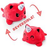 Storescent Reversible Soft Toys for Kids, Stuffed Animal Plush Soft Toys for Boys and Girls | Plushie Toy (Kittencorn Red)