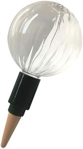 Blumat Hand Blown Glass Globes - Automatic Watering Stake with a Beautiful Look (Large Globe Small Adapter)