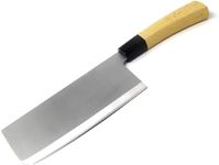 Praha Kitchen Knife with Sharpe and Sharader Edge (Usuba & Nakiri Knives-Big/H870)