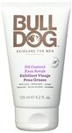 Bulldog Skincare Oil Control Exfoliating Face Scrub for Men, for Oily Skin, 125 Milliliters