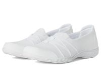 Skechers Women's Breathe Easy-Harbor Hues Sneaker, White, 7.5