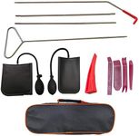 Errum Breakdown Long Reach Kit, Professional Automotive Car Tool Kit Emergency Kit for Car Easy Grabber, with Air Wedge Bag, Non Marring Wedge Essential Emergency Car Lockout Kit