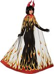 Forum Novelties Demons & Devils-Fire Cape, Multi-Color