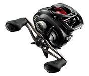 Daiwa Fuego Left Hand- CT Baitcasting Reel FGCT100XSL, Black/Red